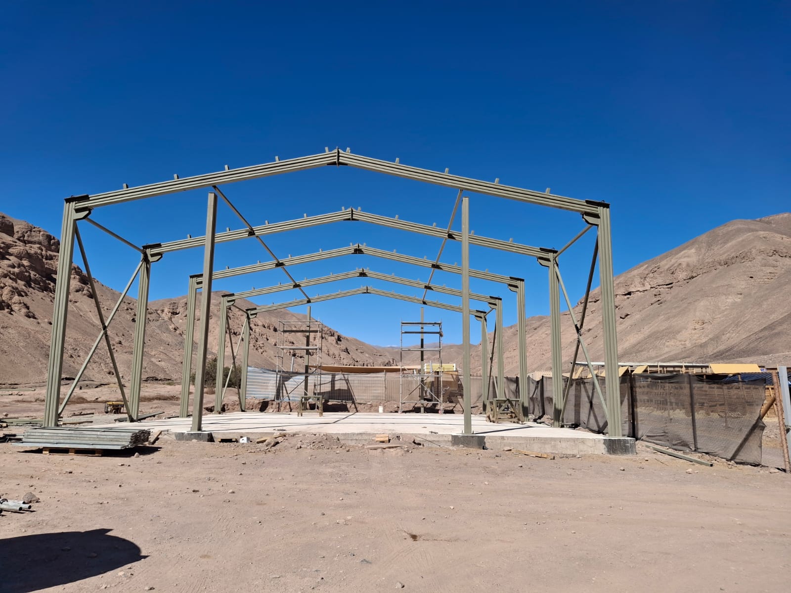 Esqueleto estructural completo montado