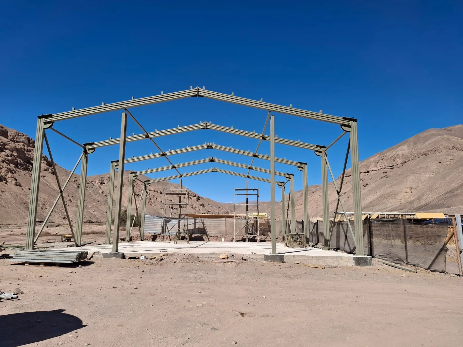 Esqueleto estructural completo montado