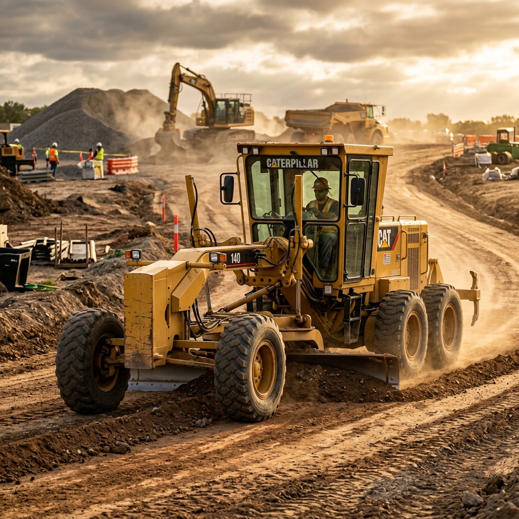 Motoniveladora CAT 140
