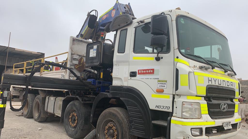 Camión Pluma Hyundai